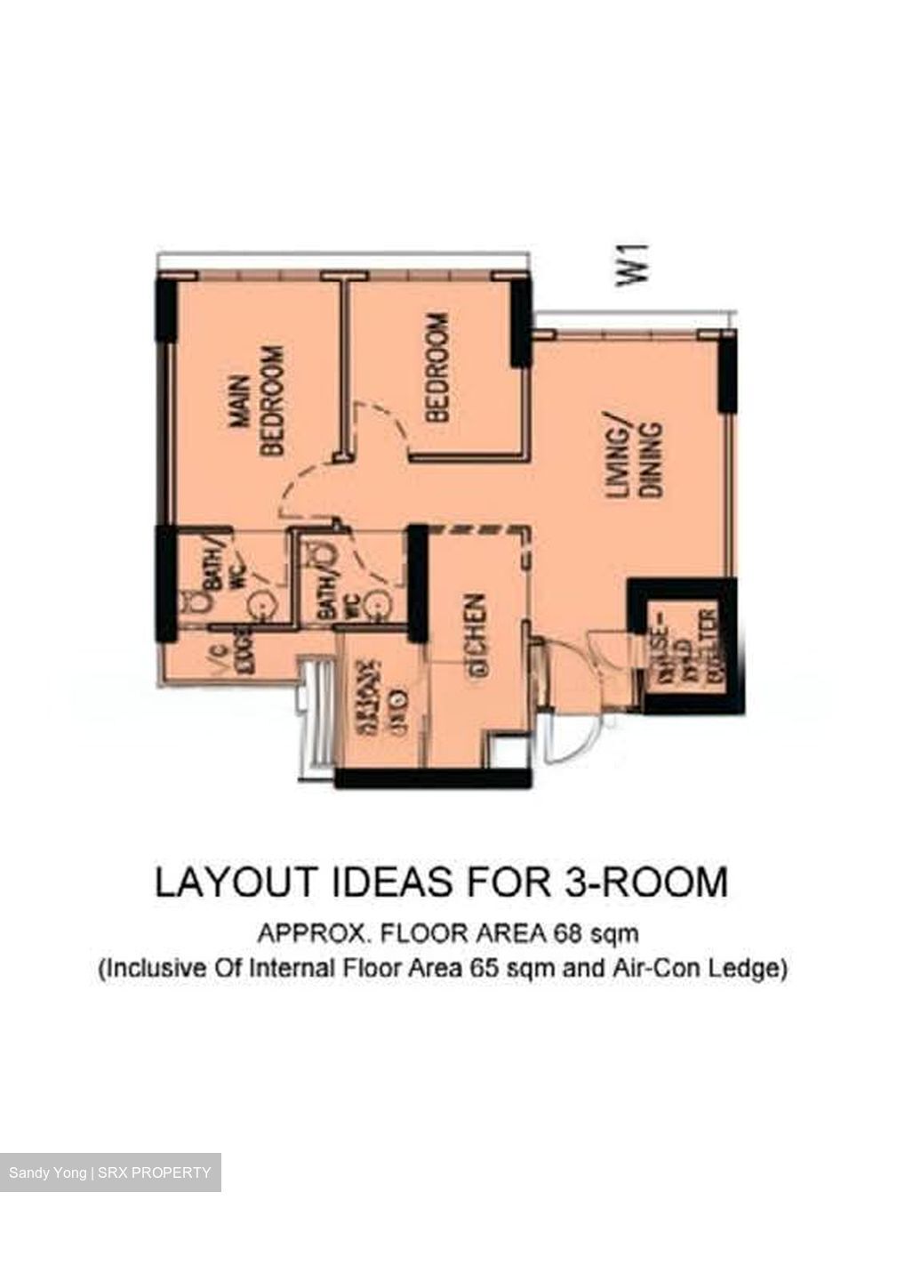 Blk 117A Eastlink II @ Canberra (Sembawang), HDB 3 Rooms #570657781